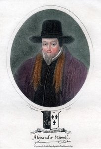 亚历山大·诺维尔（Alexander Nowell），英国神职人员和神学家，1819年。 作者 查普曼