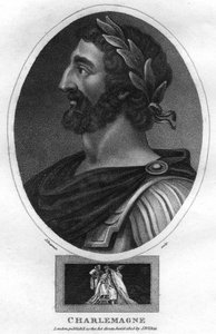 查理曼大帝（Charlemagne），即法兰克和神圣罗马帝国皇帝，1805年。