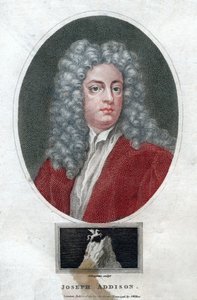 约瑟夫·艾迪生（Joseph Addison），英国政治家和作家，1796年。 作者 查普曼