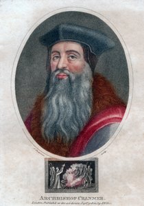 托马斯·克兰默（Thomas Cranmer），坎特伯雷大主教，1802年。 作者 J. Chapman