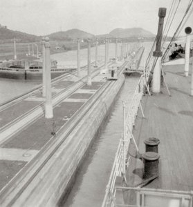 SS Orbita，巴拿马运河，巴拿马，二十世纪 作者 戴登·霍姆斯