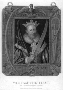 1793年，英格兰国王威廉一世。 作者 菲特勒