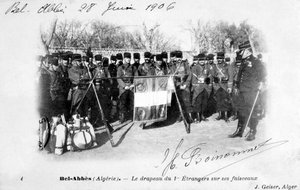 法国外籍军团第一团，阿尔及利亚西迪·贝尔·阿贝斯，1906年