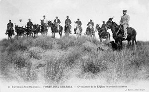 法国外籍军团骑兵，阿尔及利亚Forthassa Gharbia，c1905