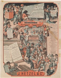 巴黎 J. Hetzel  Cie 公司基金清单
Etrennes 1878（物品上的标题） 作者 匆忙