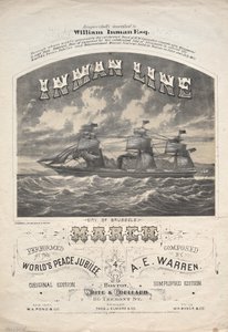 英曼线1872年3月。 作者 JH巴福德