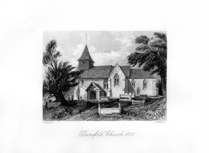 Dunsfold Church，萨里，1850年