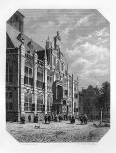 荷兰代尔夫特市政厅，1620年至1870年。