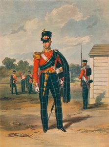 第74高地部队现在的第二营高地轻步兵"，1853年1909年