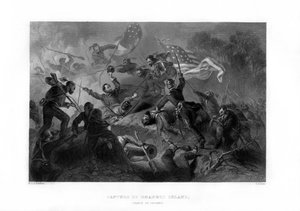 Zouaves负责人，1862-1867年，北卡罗来纳州罗阿诺克岛被捕。