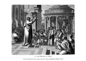 保罗于1843年在雅典宣讲。