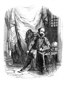 沃尔特·罗利爵士（Sir Walter Raleigh）在伦敦塔上（1603-1616 1836）。