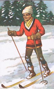 加拿大男孩，来自麦克米伦学校海报，约 1950-60 年代（彩色平版印刷） 作者 麦克法伦