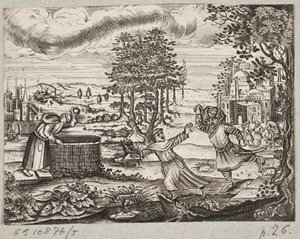 插图 til Adam Olearius，"Persianischer Rosenthal von einem Sinnreichen Poeten Schich Saadi[......]"，石勒苏益格，1660 年 作者 J穆勒