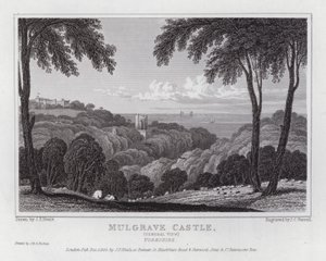 Mulgrave Castle, General View, Yorkshire (engraving) 作者 约翰·普雷斯顿·尼尔