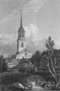 Shoreditch Church (engraving) 作者 约翰·普雷斯顿·尼尔