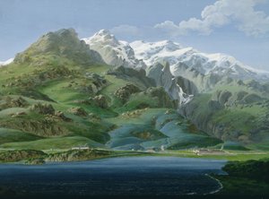 Mont Cenis的视图 作者 J·雷维格里奥