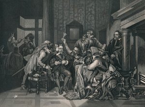查尔斯（Charles）在19世纪中期，1649年在警卫室里工作。 作者 罗杰斯