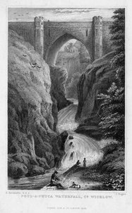 Poul a Phuca Waterfall，威克洛郡，1829年。