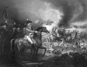 1793年5月23日至1857年，在瓦朗谢讷附近的法马尔斯山上的法国营地遭到袭击。 作者 罗杰斯