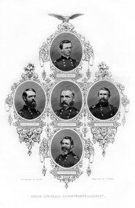 东部各州的内战联盟将军，1862-1867年。
