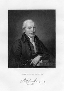 亚当·克拉克（Adam Clarke），c1760-1832，英国卫理公会的神学家和圣经学者，19世纪。