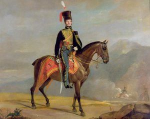 William Drummond上尉（1796-1881）第10 Hu骑兵，1819年 作者 沃森