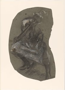 站立的女性形象 作者 雅克·范洛伊