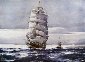 Clipper Ships: Carlisle Castle (colour litho)