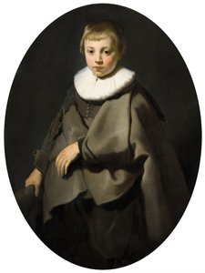 灰色男孩肖像，1634年