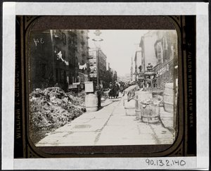 在战争日前的Tammany街清洁，在Vicky Place 9号，1890年前