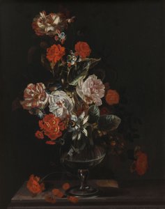 有花的静物 作者 雅各布·坎波·韦尔曼