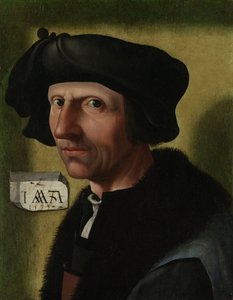 Jacob Cornelisz van Oostsanen的肖像，1533年 作者 Jacob Cornelisz van Oostsanen