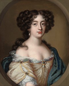 传统上被识别为Ortensia Mancini的女士的画像