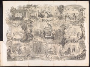 代尔夫特学生年鉴中的漫画，1858 年 作者 以利亚西班牙人