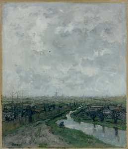 海牙附近的沙拉花园，c.1878 作者 雅各布·亨里库斯或亨德里克斯·马里斯