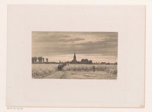 玉米地里的送葬队伍 作者 荷兰皇家 Steendrukkerij van CW Mieling