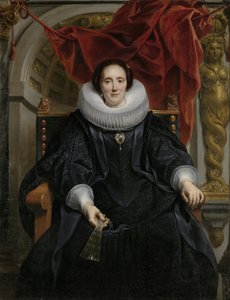 Catharina Behaghel的肖像，1635年