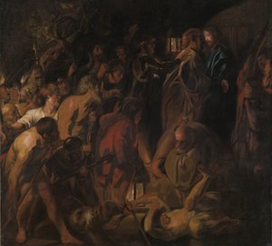 基督的背叛》，1650 年代后期（布面油画） 作者 雅各布·乔丹斯