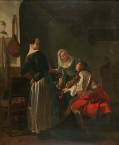 快乐伙伴》，约 1665 年（布面油画） 作者 雅各布·卢卡斯·奥赫特维尔特