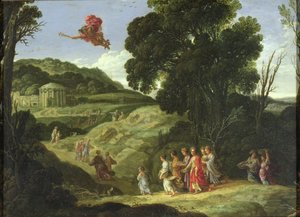 Mercury and Herse，c.1605-08 作者 Jacob Symonsz Pynas或Pinas