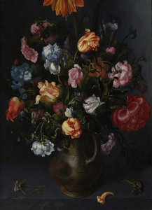 花瓶，可能是1613年。 作者 雅各布·沃斯梅尔