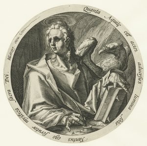 传道人约翰
四福音书（系列名称） 作者 Jacob de Gheyn (II)（归属于）