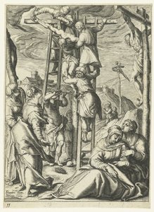 下十字架
耶稣受难记 作者 Jacob de Gheyn (II)（归属于）