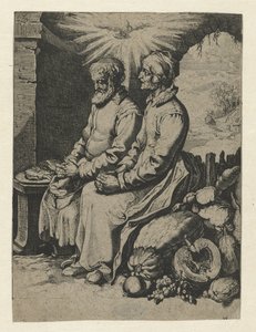 祈祷的老年夫妇
Vreedsamich paer 作者 Jacob de Gheyn (III) （归属于）