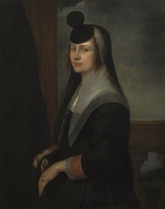 一位年轻女子的画像，约1650年