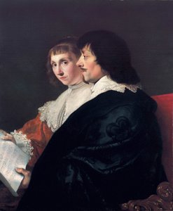 康斯坦丁-惠更斯（Constantijn Huygens，1596-1687 年）和苏珊娜-凡-贝勒（Suzanna van Baerle，1599-1637 年）的双人肖像