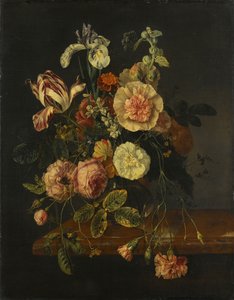 静物与花 作者 Jacob van Walscapelle（归属于）