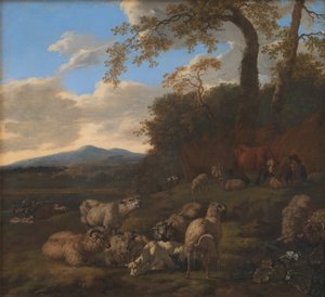 羊群 作者 Jacob van der 长老。