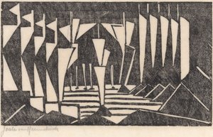 作文（湖上航行） 作者 Jacoba van Heemskerck（艺术家签名）